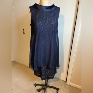 Pretty blue dress size 8 worn once
